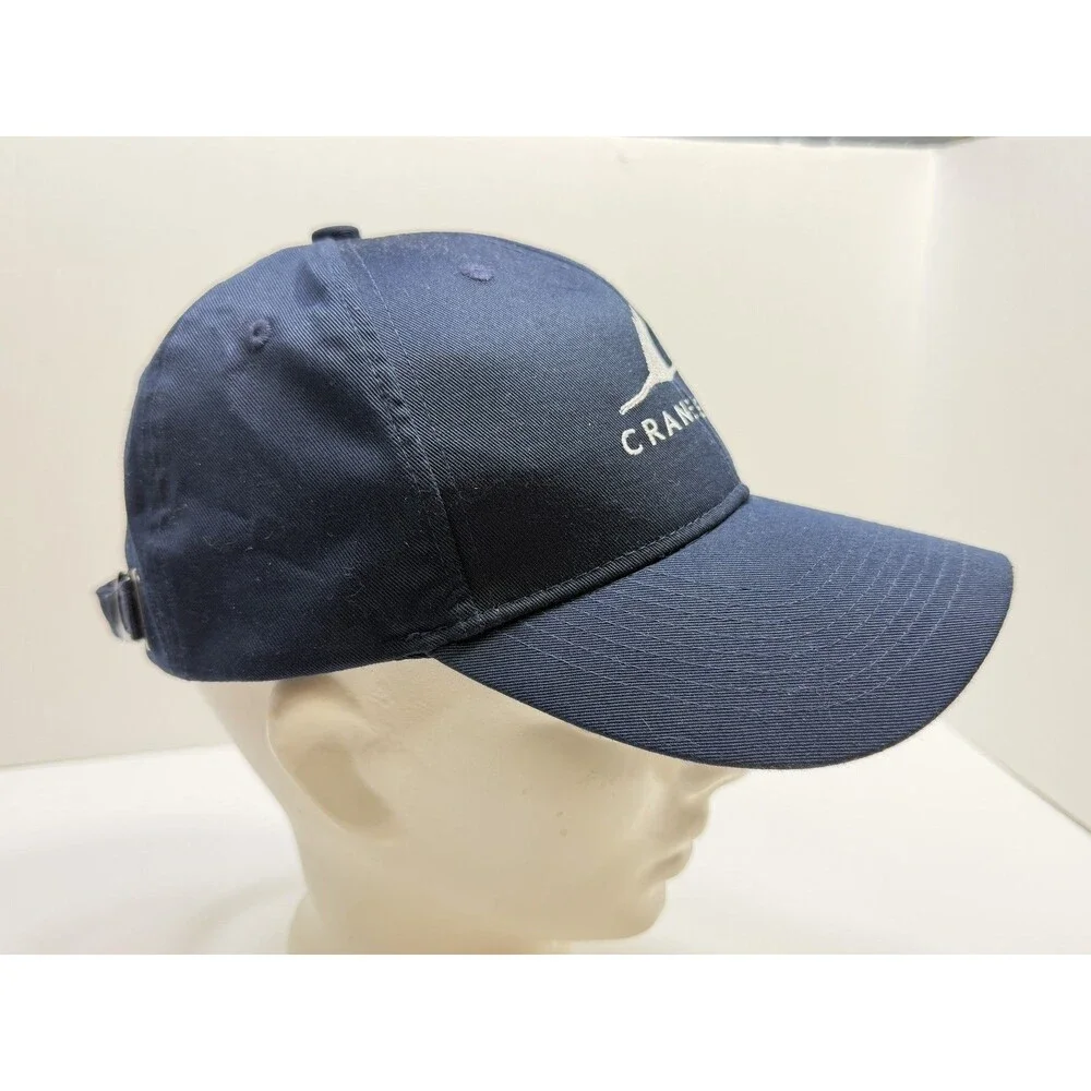 Port Authority Navy Blue Baseball Cap Cranemere Bird Logo Adjustable Hat